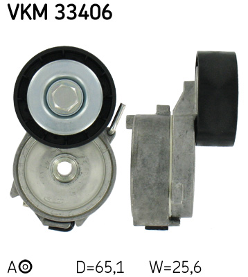 SKF VKM33406 Feszítőgörgő hosszbordásszíjhoz